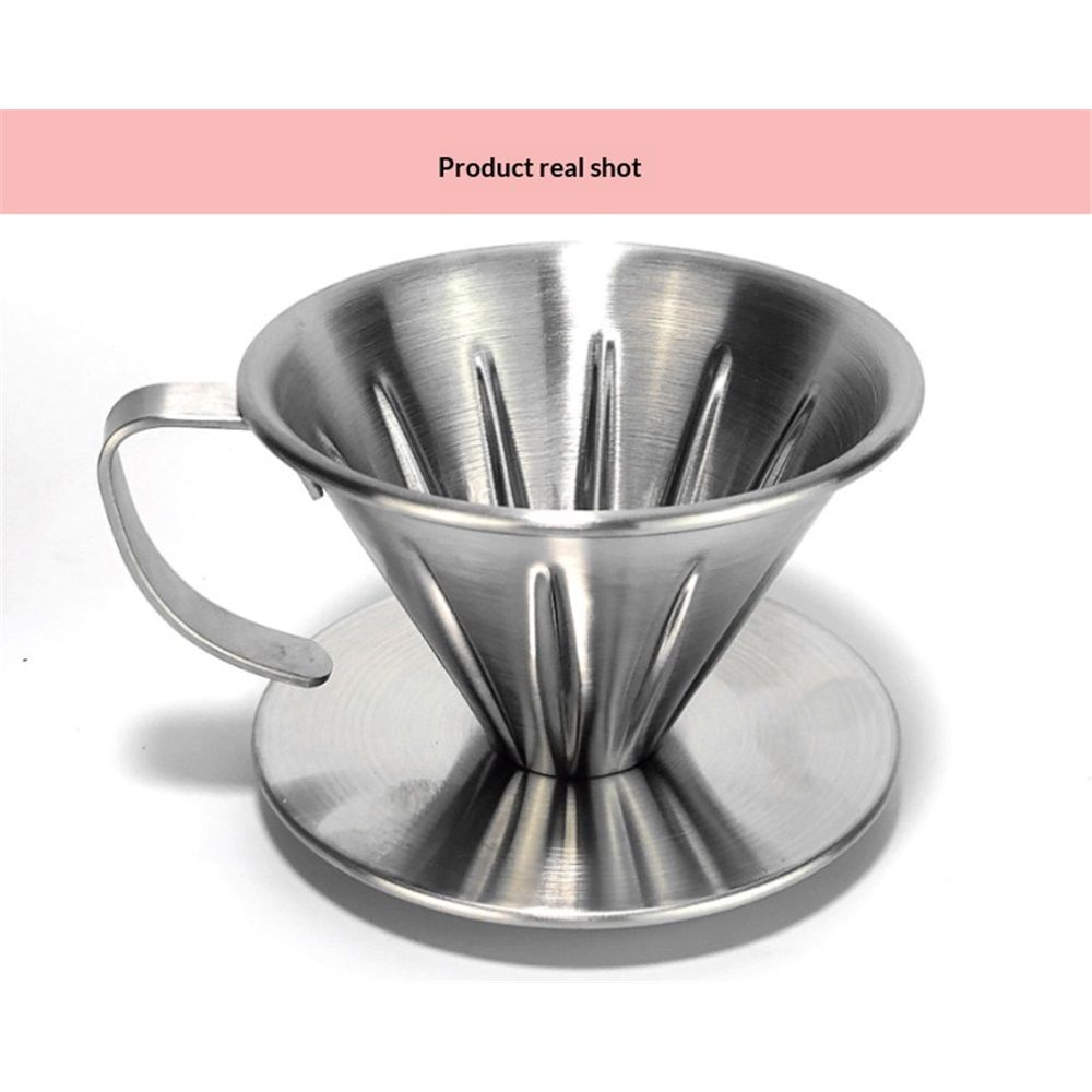 Pour Over Coffee Dripper Durable Filter Holder Large Hole Dripper for Home view 5