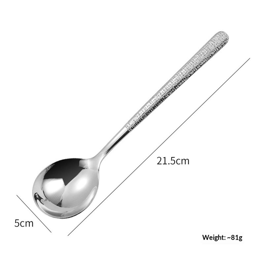 2 pack Stainless Steel Soup Ladle Spoon One Piece Design Restaurant Kitchen view 4