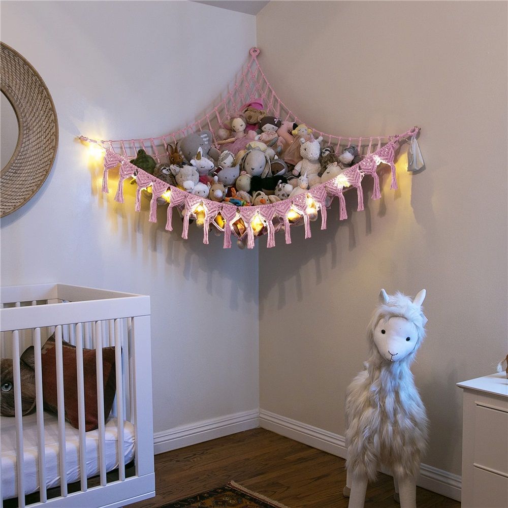 Extra Large Stuffed Animal Storage Hammock Corner – Hanging Toy Net for Small view 4