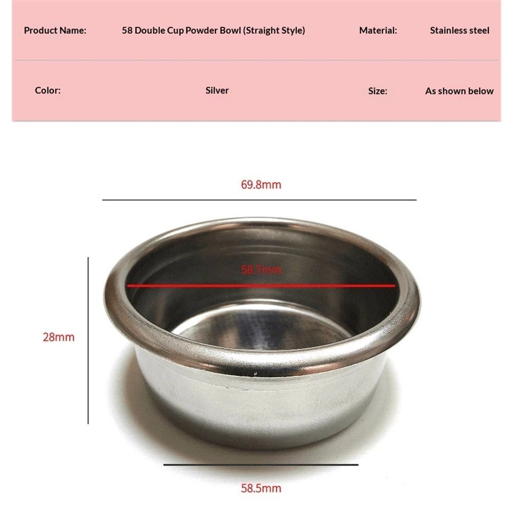 Coffee Products 58mm Filter Basket view 3