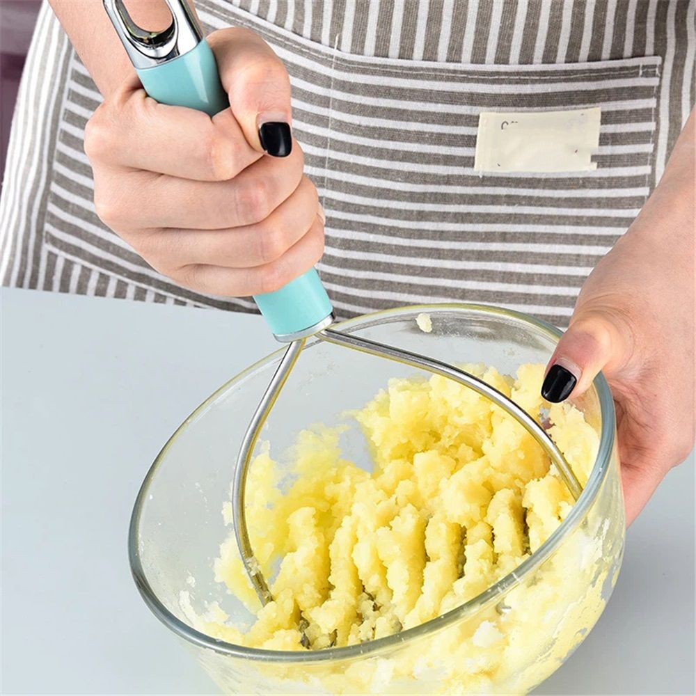 Potato Masher, Premium Masher Kitchen Tool, Heavy Duty Potato Masher Stainless view 2