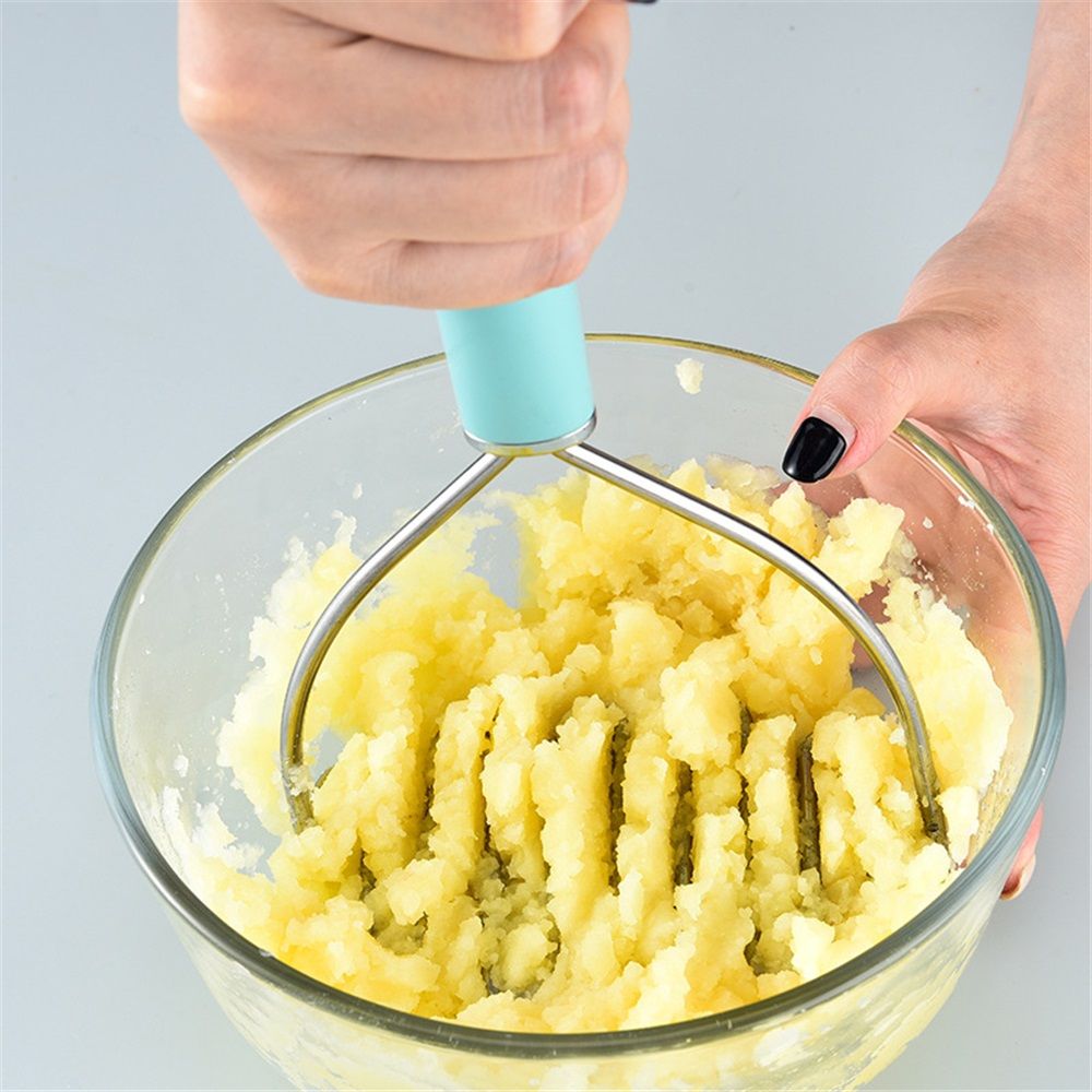 Potato Masher, Premium Masher Kitchen Tool, Heavy Duty Potato Masher Stainless view 5