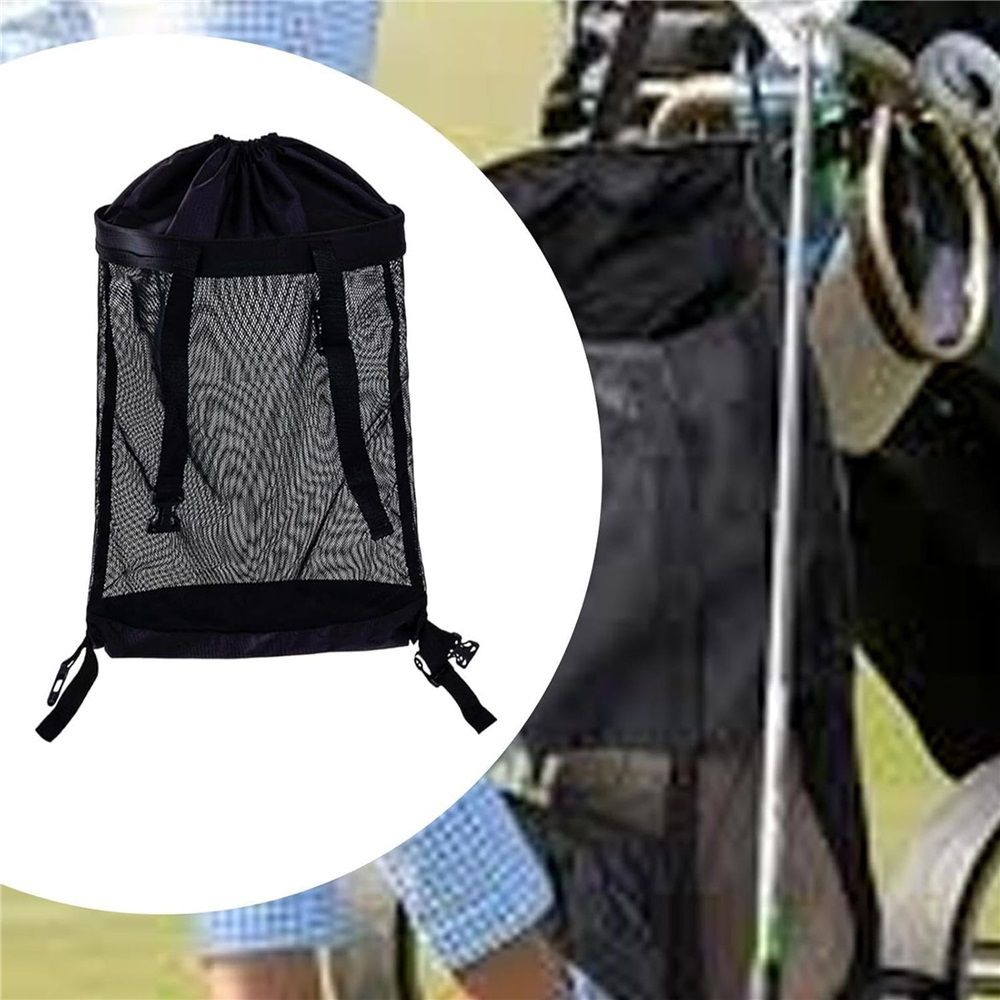 Golf Push Cart Storage Bag and Organizer - Mesh Closure Net Accessories for Cart view 2