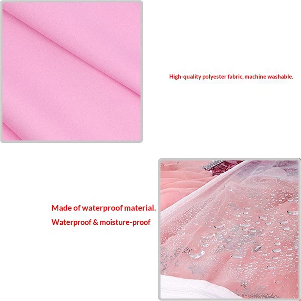 Waterproof Hanging Garment Bag 37.4 inch Clothes Bag with Pockets Zip for view 5
