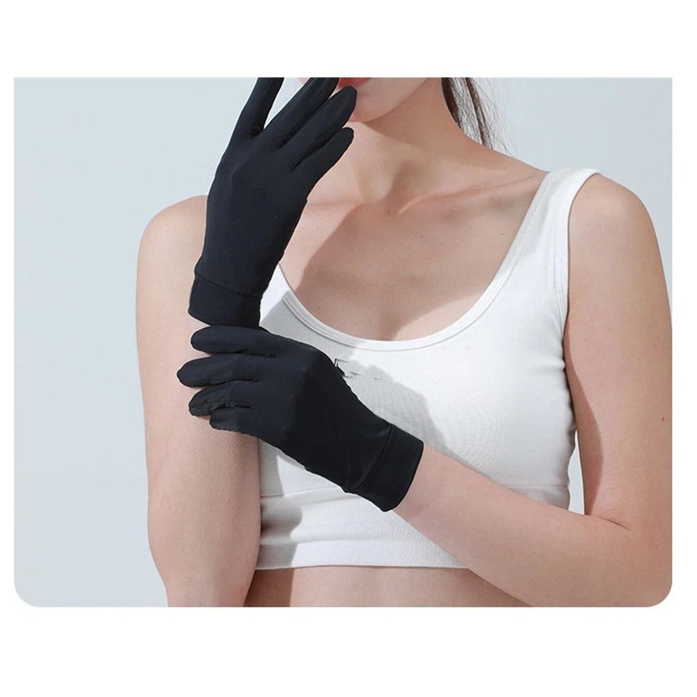 2 pack Thin Fullfinger UV Protection Gloves Driving Gloves Women view 2
