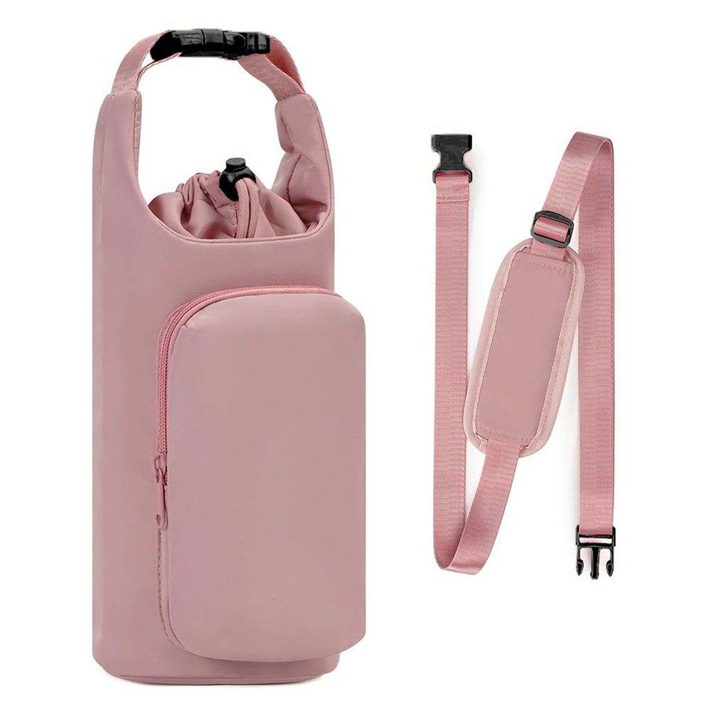 Water Bottle Carrier Bag with Phone Pocket Tumbler Insulated Water Bottle