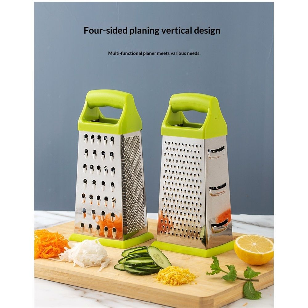 Professional Cheese Grater - Stainless Steel Box Grater for Kitchen view 5