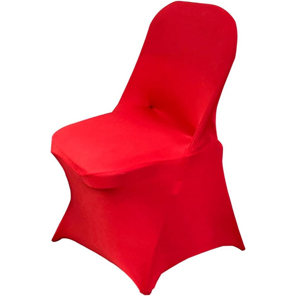 2 pack Polyester Folding Chair Cover Covers Stretch Chair Protectors for — image 1