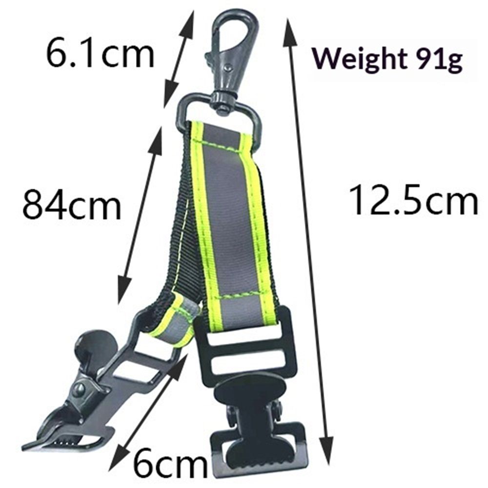 2 pack Glove Strap | Work Glove Holder Clip with Glove Leash Swivel Snap view 3