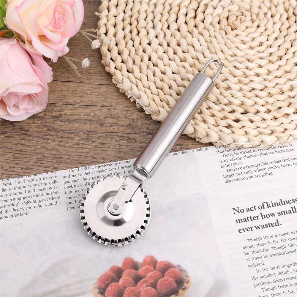 Ravioli Cutter, Stainless Steel Pastry and Pasta Cutting Wheel, Perfect for view 3