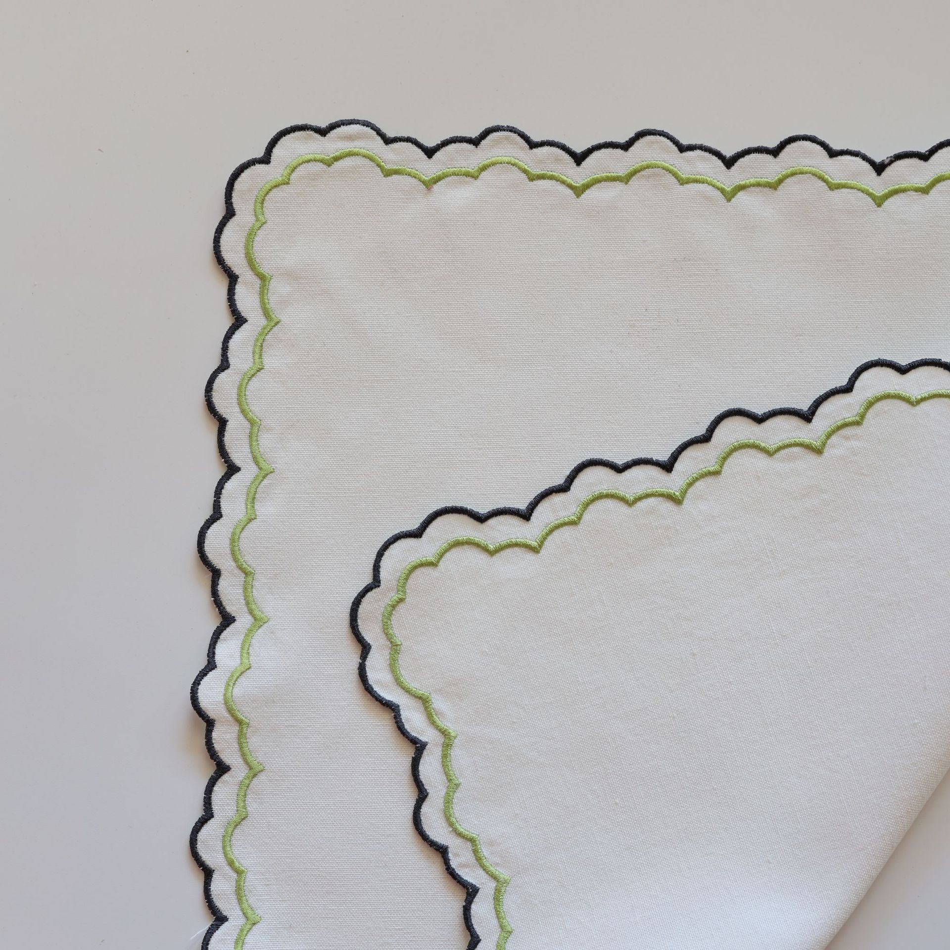 Set of 4 Embroidery Cloth Napkins view 4