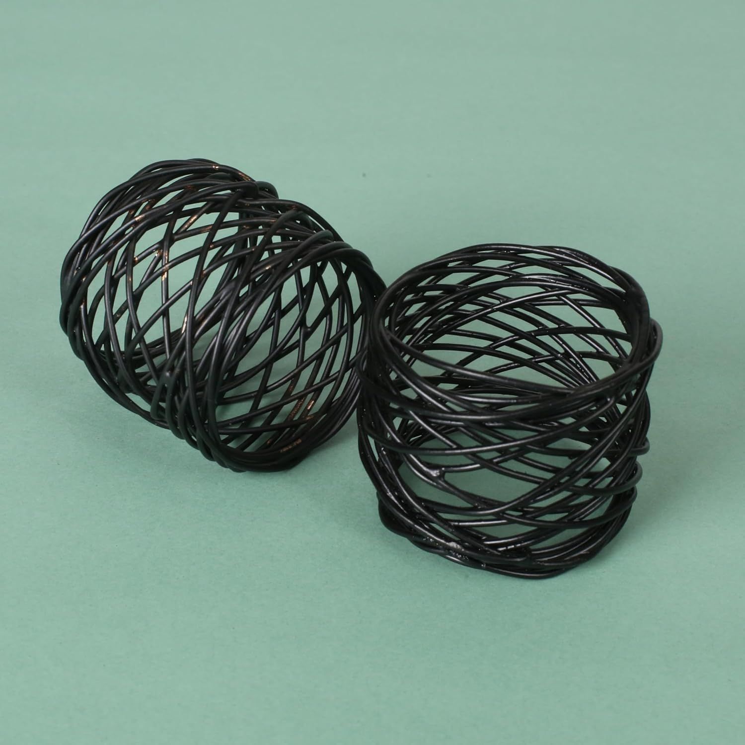 12 Pcs Modern Metal Napkin Rings - Dining Table Decor Napkin Ring Cloth Napkin view 5