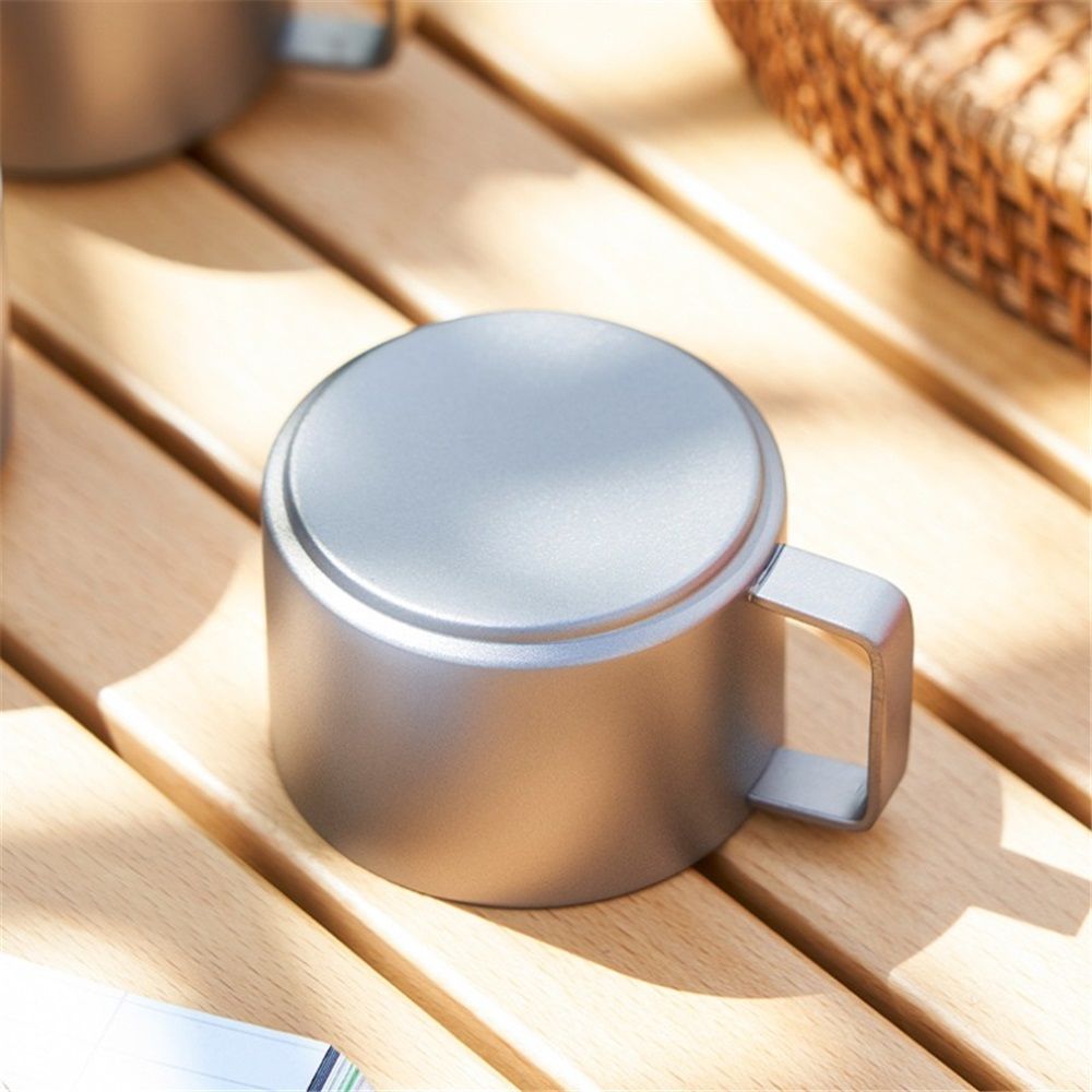 Titanium Double Wall Stacking Mug view 2