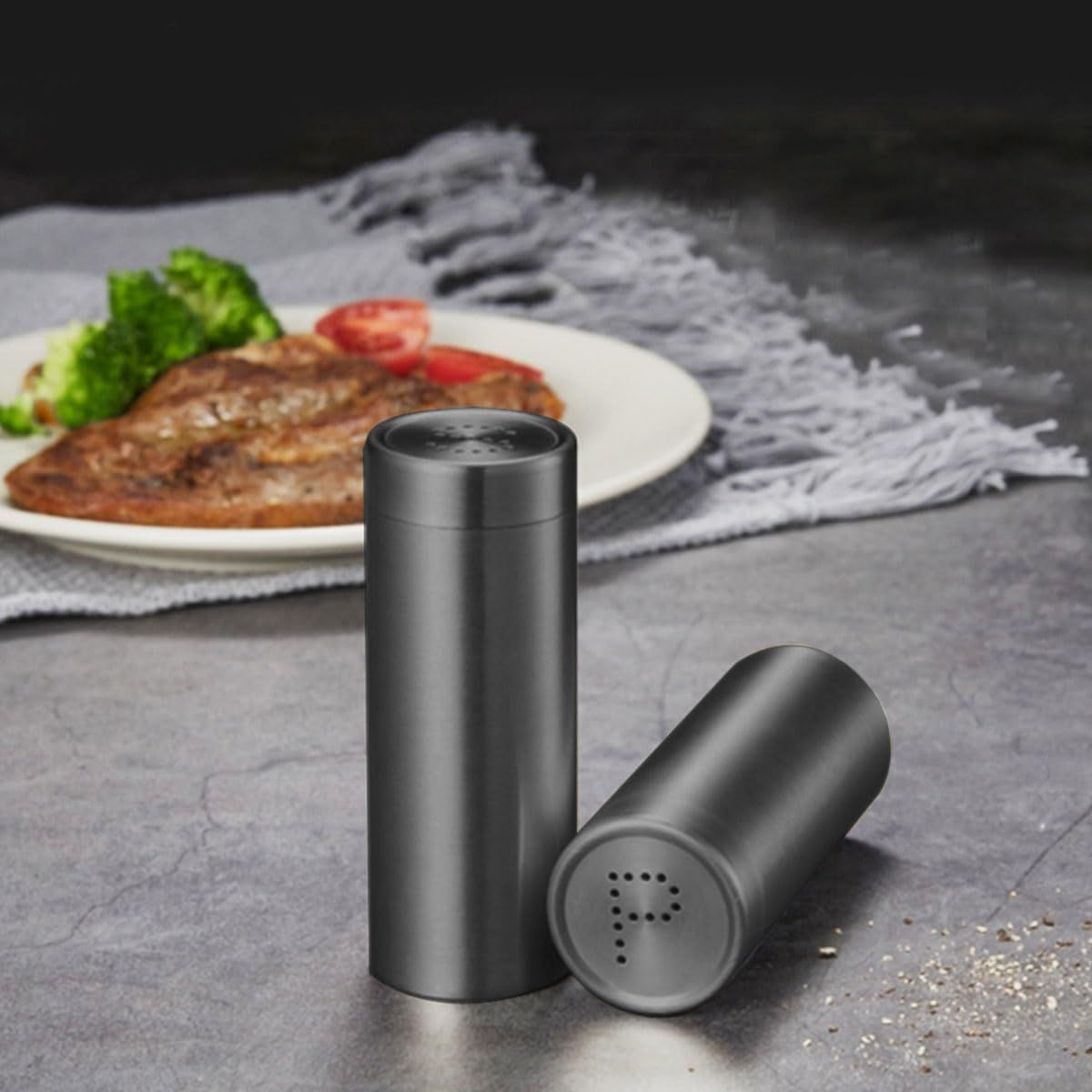 2-Pcs Salt Pepper Shakers view 2