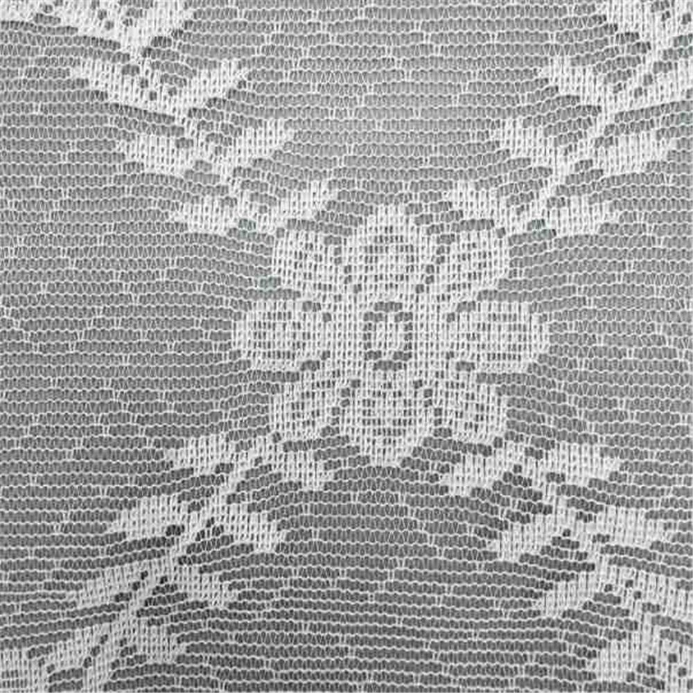Small fresh white flower short curtain kitchen living room lace polyester mesh view 2