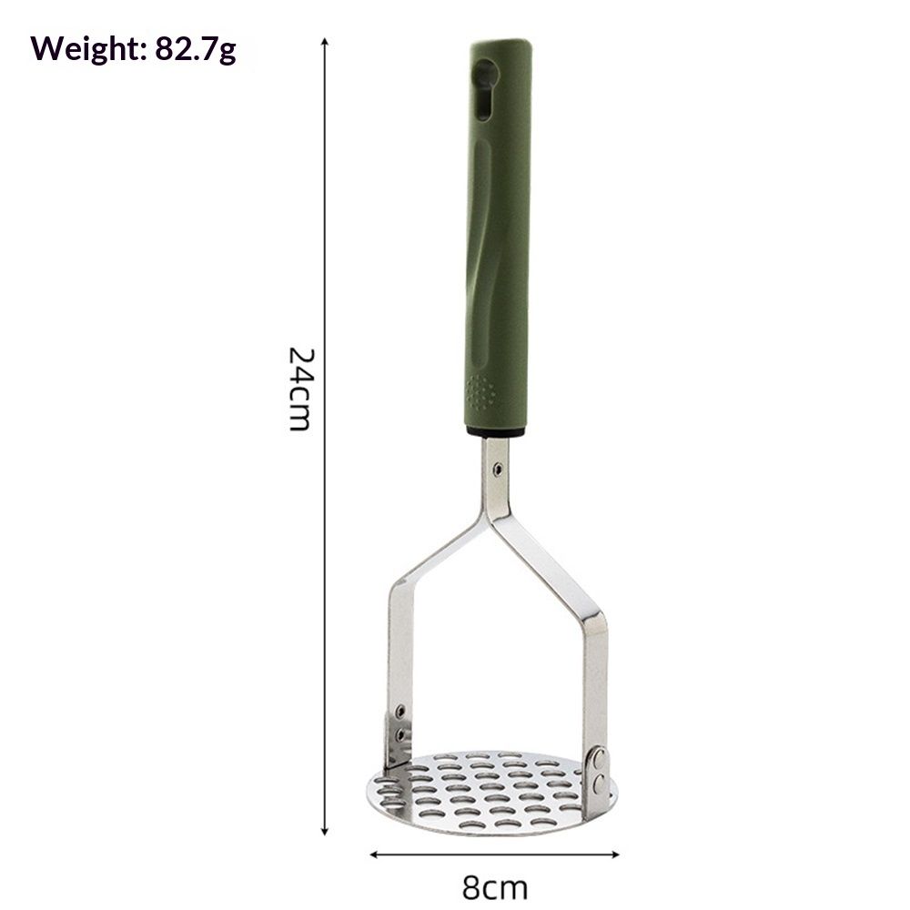 Stainless steel potato press - Heavy Duty Metal Masher for Mashed Potatoes view 5