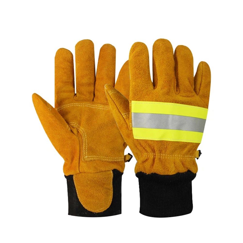 Firefighting gloves, fire-resistant and heat-insulating gloves for view 4