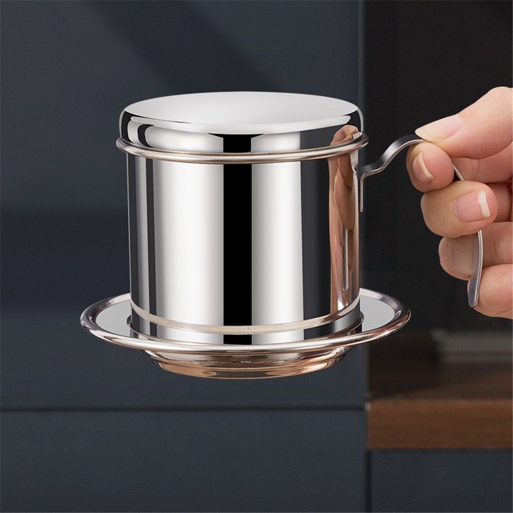 Coffee Maker Pot, Coffee Maker Dripper Filter Coffee Maker Stainless Steel view 2