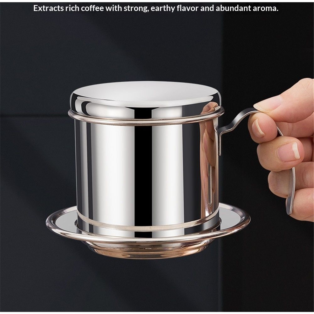 Coffee Maker Pot, Coffee Maker Dripper Filter Coffee Maker Stainless Steel view 4
