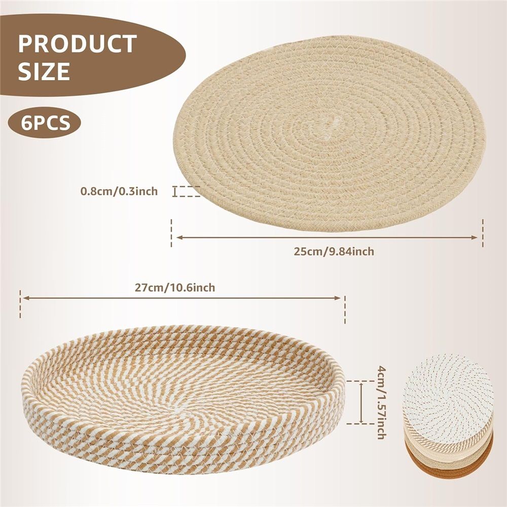 for Hot Dishes, Pots and Pans, Hot Pads with Storage Basket, Pot Holders for view 5