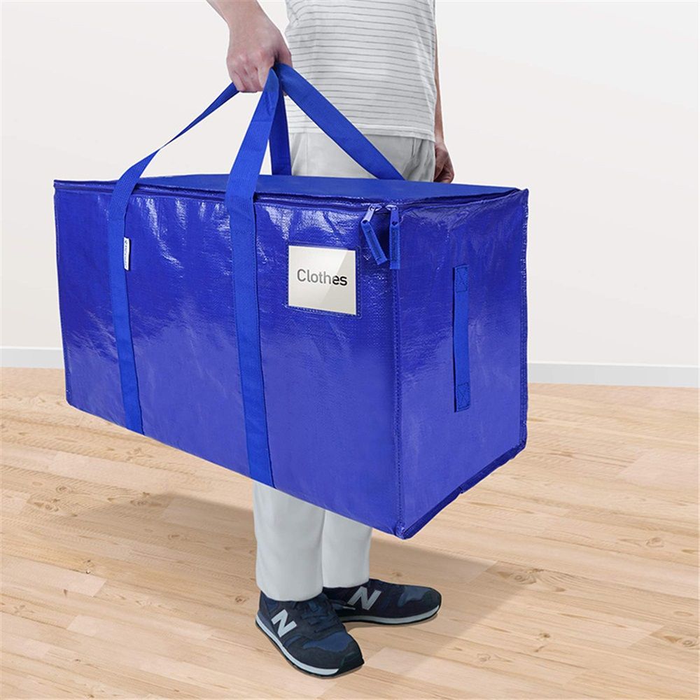 Extra Large Moving Bags Heavy Duty with Zippers & Carrying Handles view 2