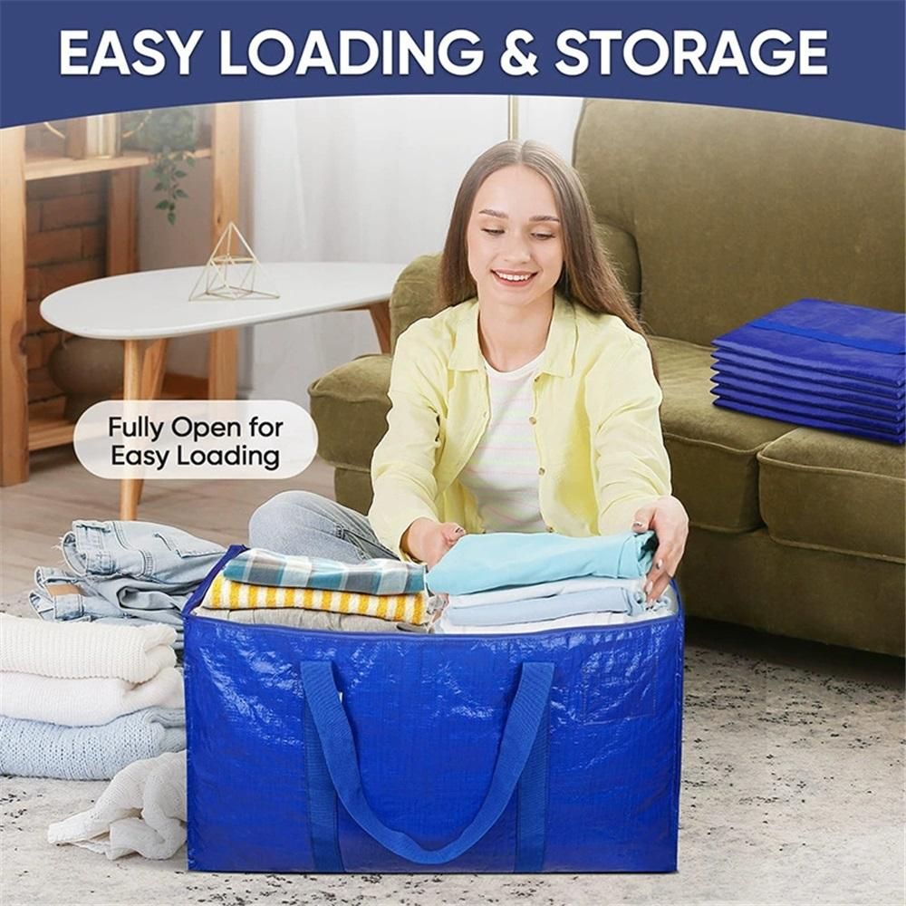 Extra Large Moving Bags Heavy Duty with Zippers & Carrying Handles view 3