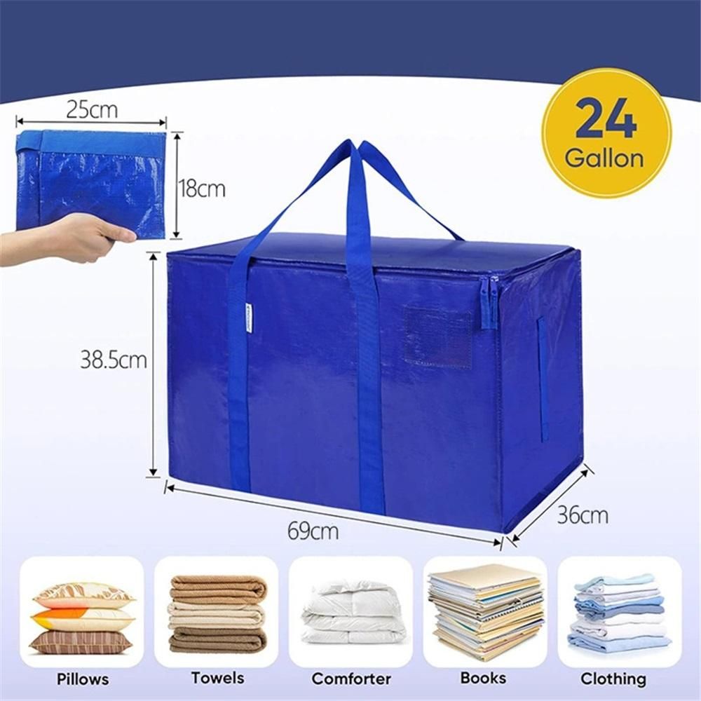 Extra Large Moving Bags Heavy Duty with Zippers & Carrying Handles view 5