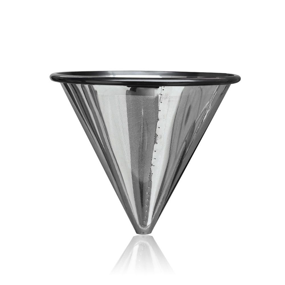 Reusable Coffee Filter for Pour Over Drippers : Stainless Steel Wave