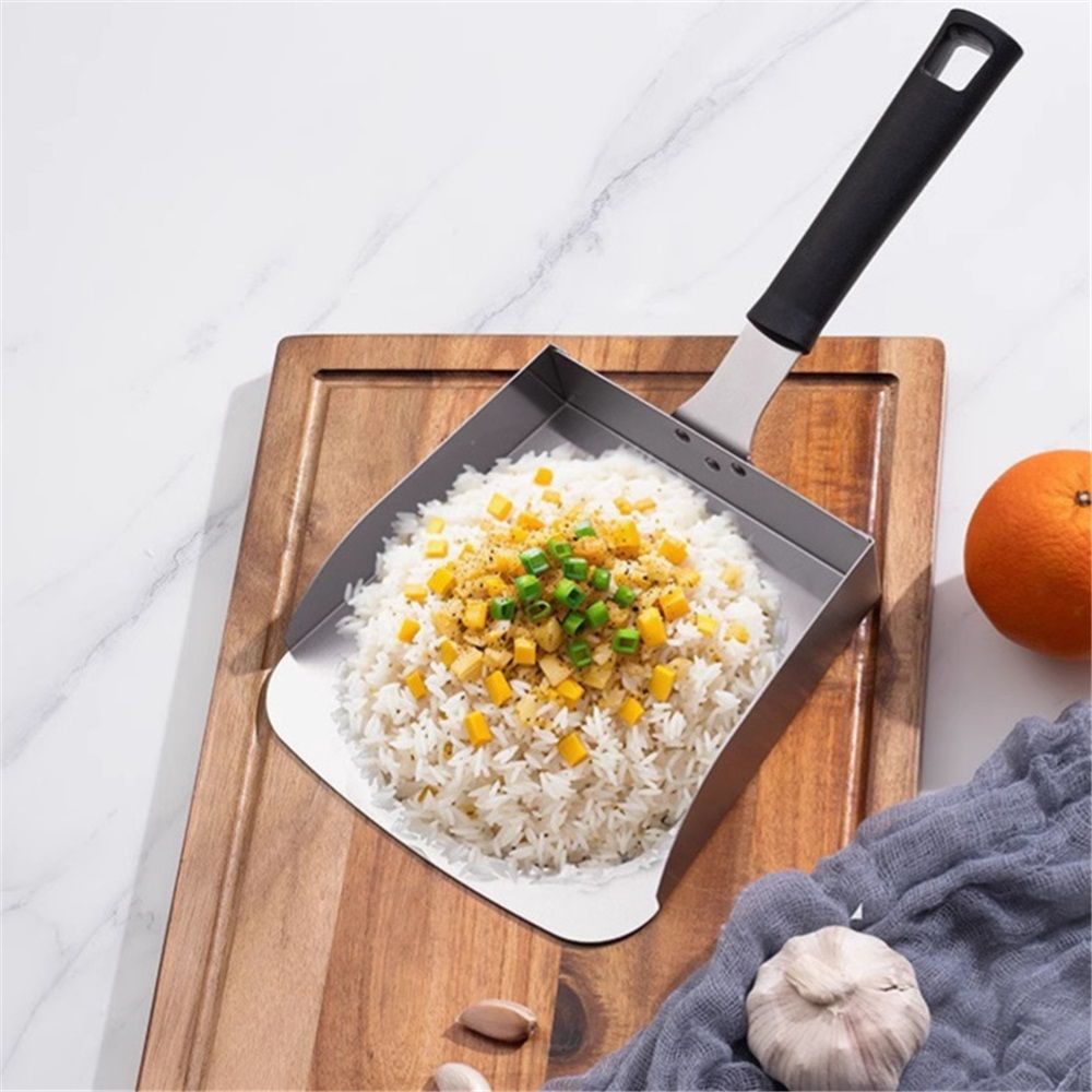 Griddle Spatula, Large Stainless Steel Griddle Food Mover Shovel Metal Food view 2