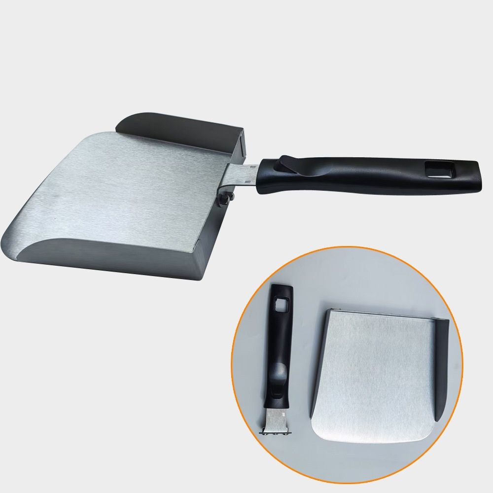 Griddle Spatula, Large Stainless Steel Griddle Food Mover Shovel Metal Food view 3
