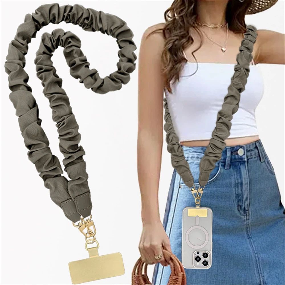 Neck Lanyard For Women - Scrunchie Cute Lanyard for Keys view 2