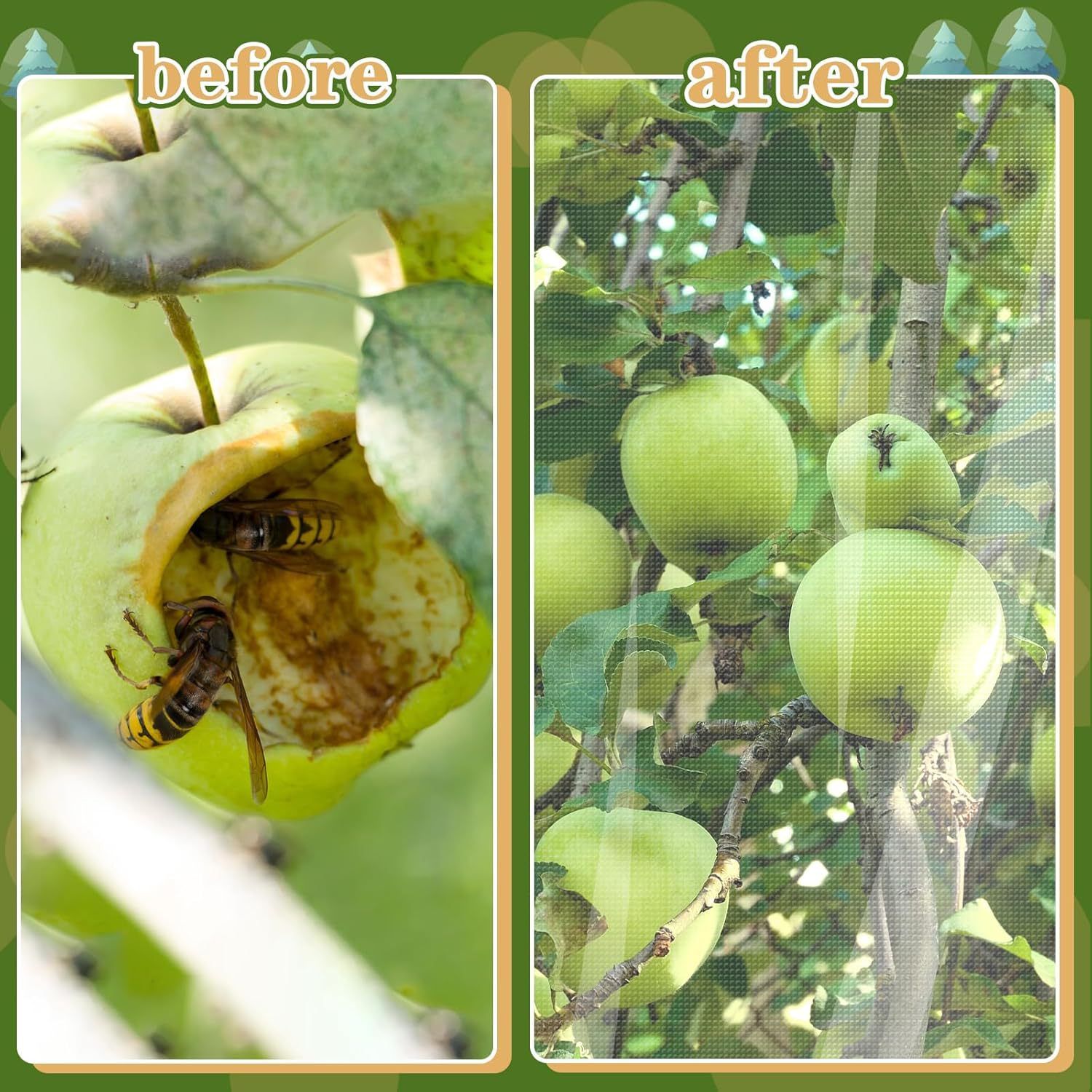 2 PCS Large Fruits Tree Netting Cover for Garden view 4