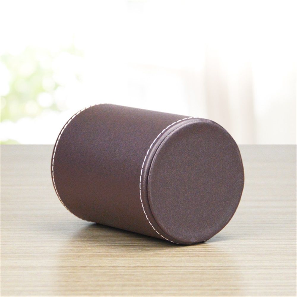 PU Leather Pencil Pen Holder Cup Stand view 2
