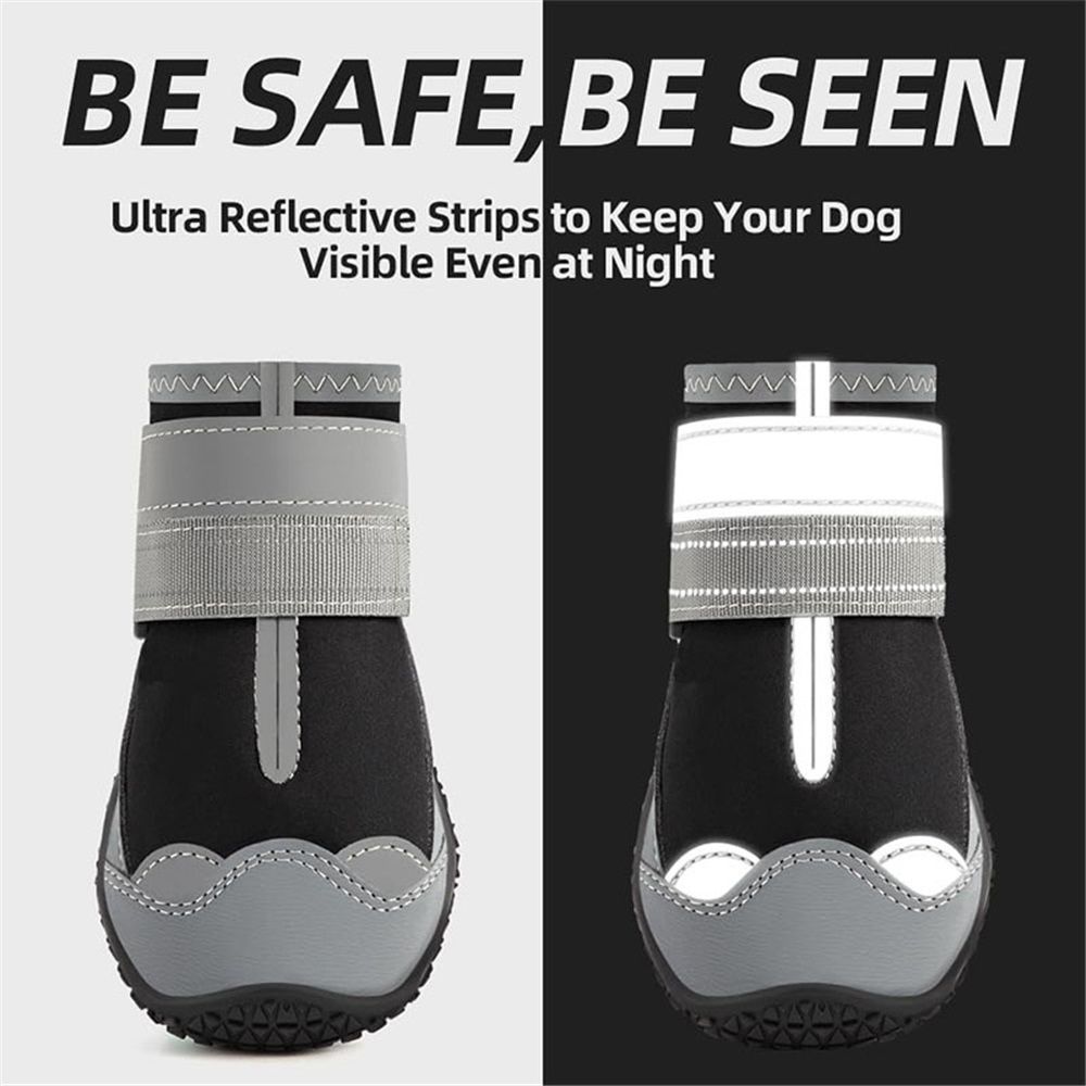 Dog Booties,Waterproof Dog Shoes for Large Medium Small Dogs,Suitable for view 4