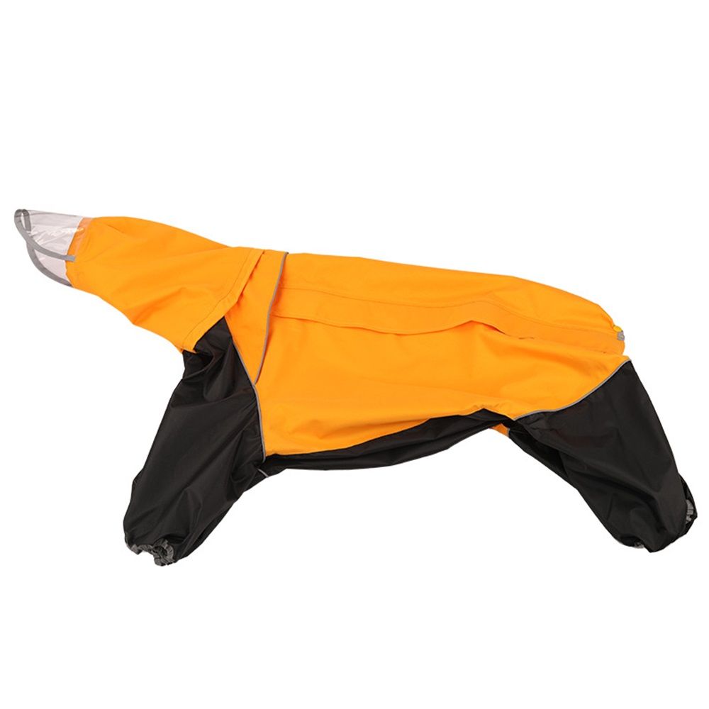 Dog Hooded Raincoat, Golden Retriever Rain Jacket Poncho Waterproof Clothes — image 1