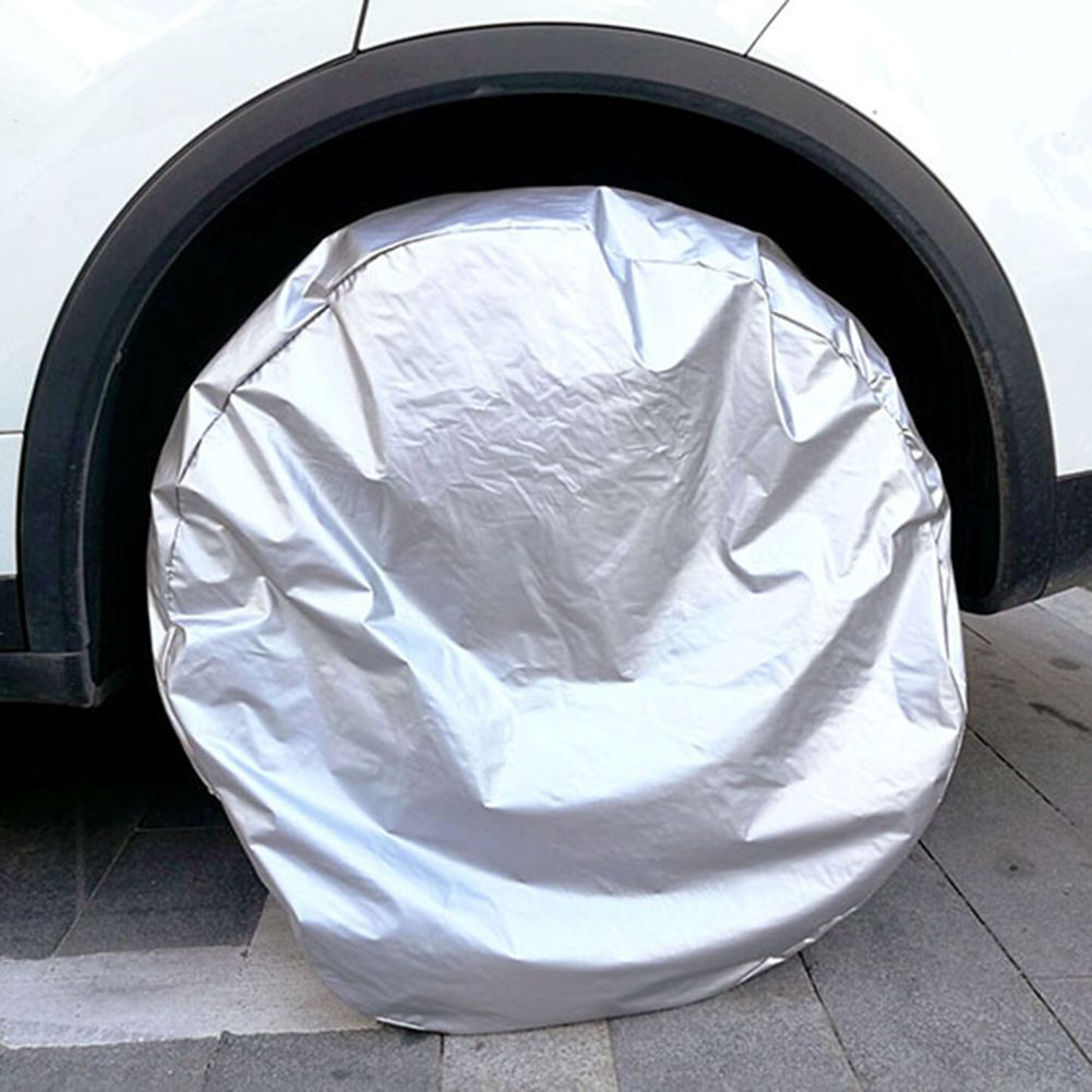 PVC Leather Spare Tire Wheel Cover for Car Truck SUV Camper Trailer Universal view 2