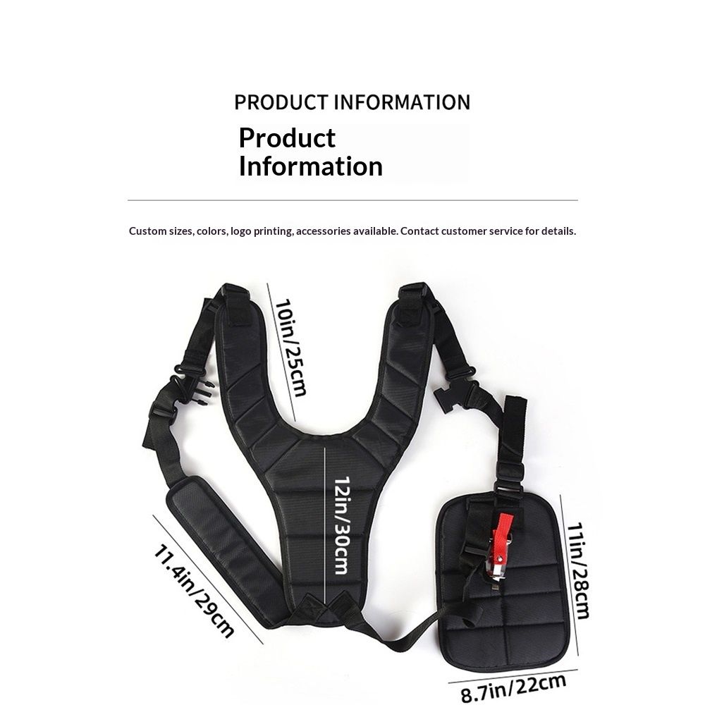 Trimmer Shoulder Strap Comfort Double Shoulder Harness Strap Weed Eater Strap view 5