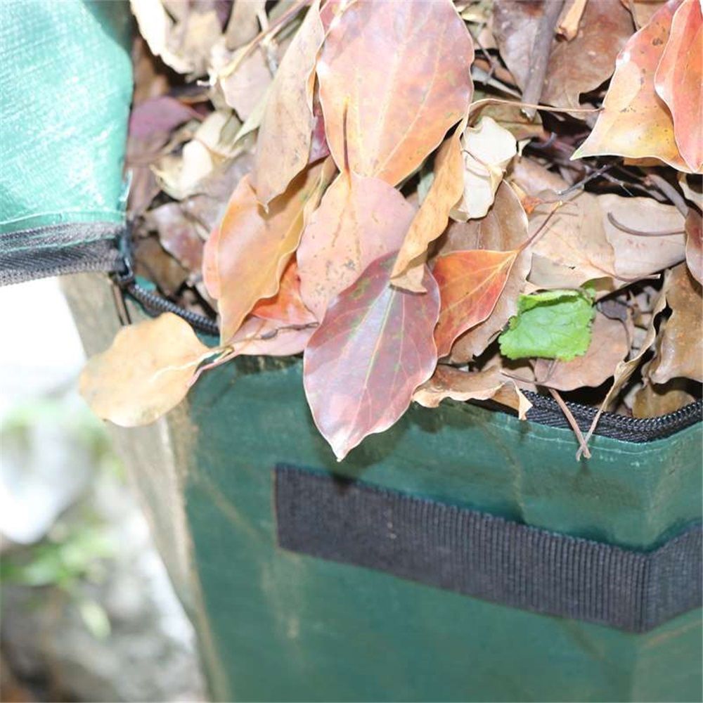 Big Compost Bag - Garden Compost Bin for Yard Garbage Cans Plant growth bag view 3