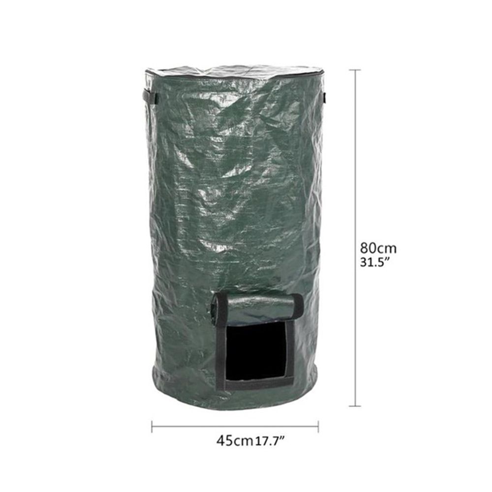 Big Compost Bag - Garden Compost Bin for Yard Garbage Cans Plant growth bag view 5