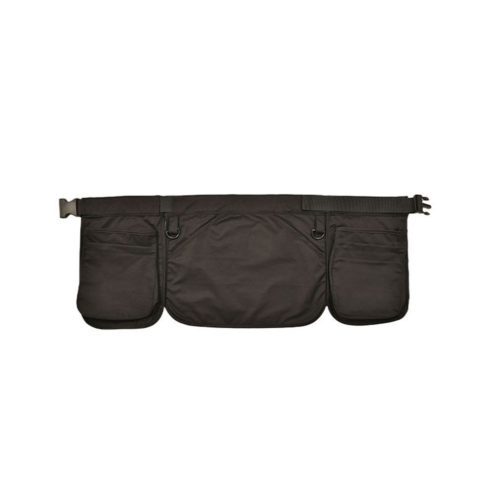 Waist Apron - 6 Pockets with Zippers & Adjustable Clip Belt For Kitchen