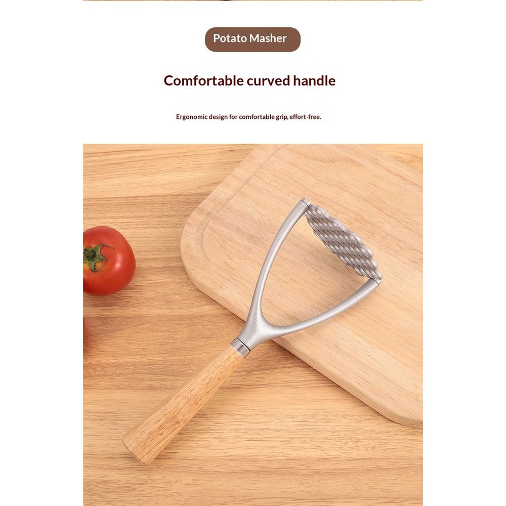 Potato Masher with Wooden Handle view 5