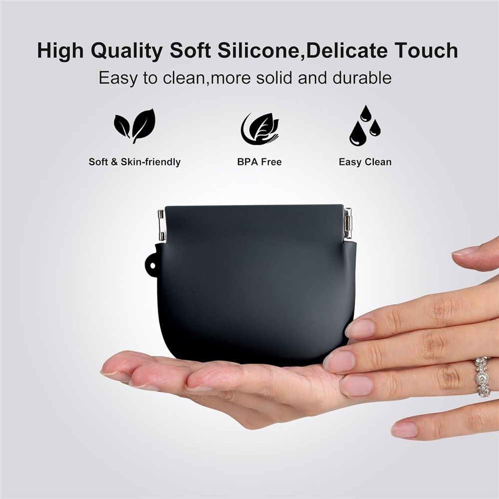 3 pack Squeeze Coin Purse for Women – Silicone Small Coin Pouch for Coins view 4