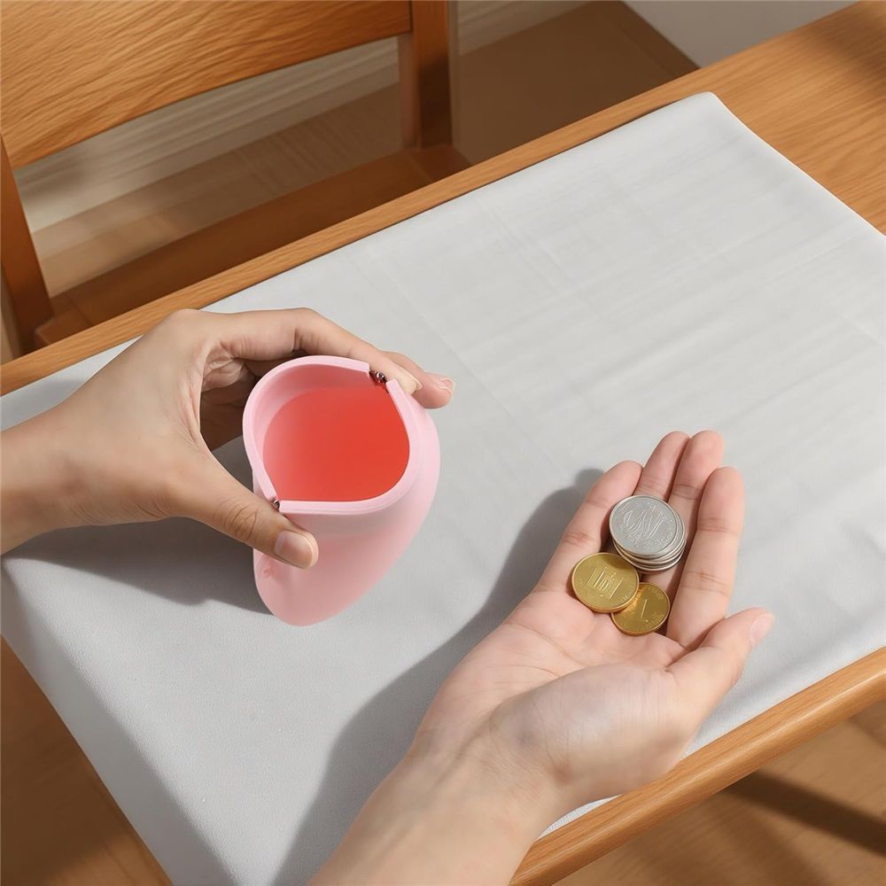 3 pack Squeeze Coin Purse for Women – Silicone Small Coin Pouch for Coins view 5
