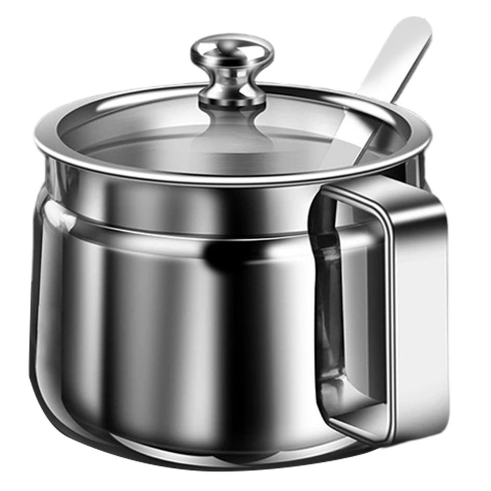 Ghee Container with Spoon Pot