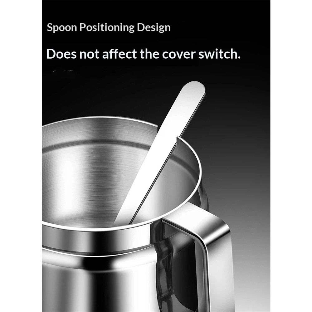 Ghee Container with Spoon Pot view 5