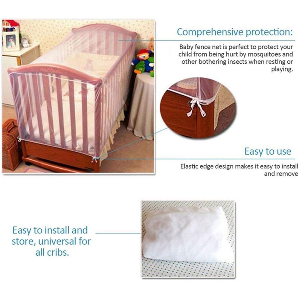 Crib Tent Canopy - Crib Cover to Keep Baby from Climbing Out view 2