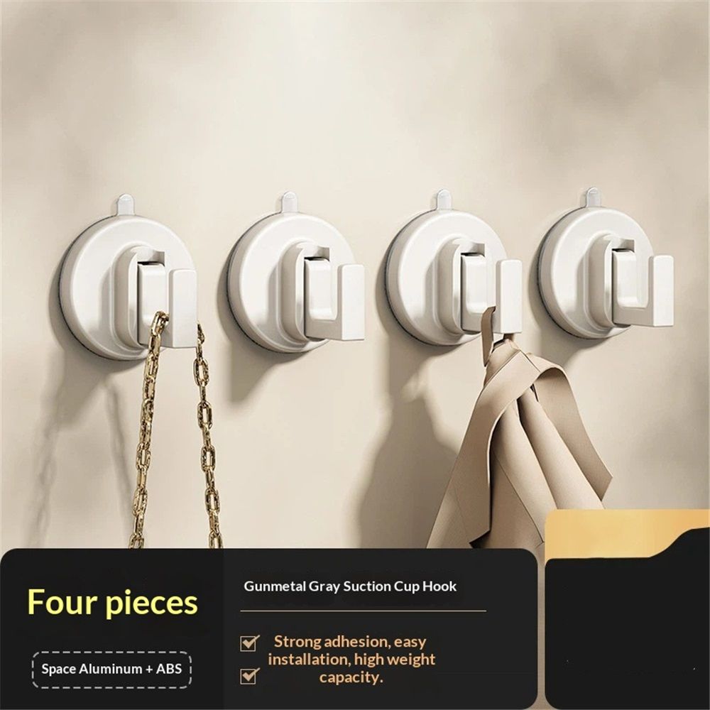 4 PCS Suction Cup Hooks for Wreaths view 2