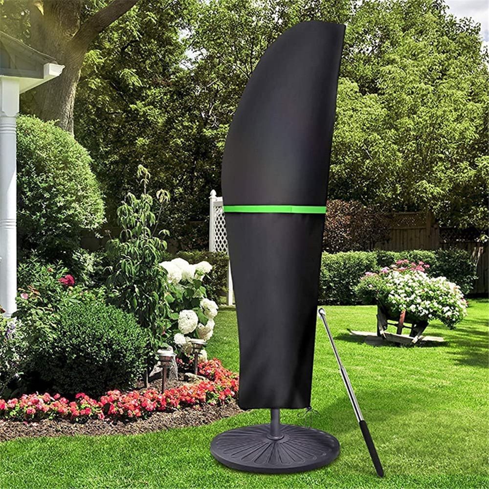 Cantilever Patio Umbrella Cover with Push Rod - Waterproof Patio Parasol — image 1