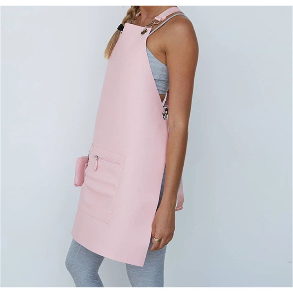 Chef Apron-Cross Back Apron for Men Women with Adjustable Straps and Large Pockets view 2