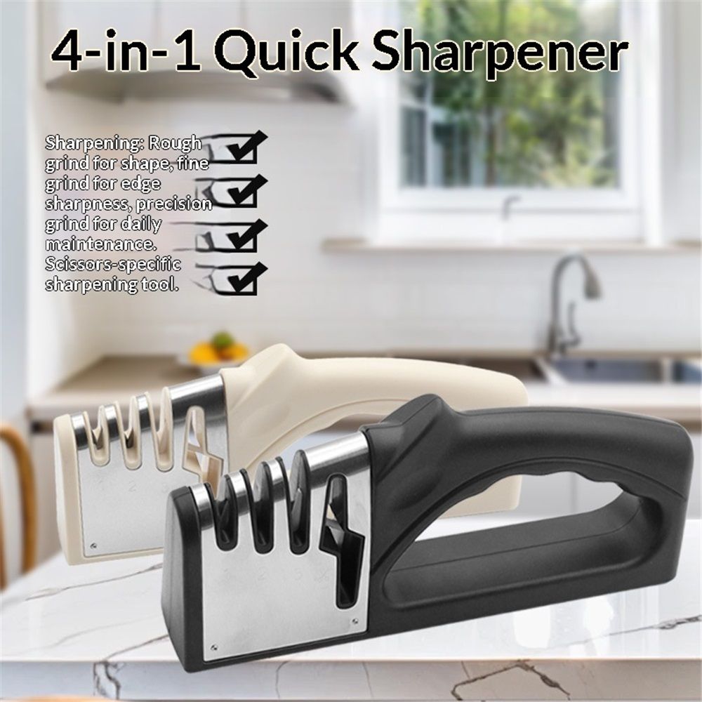4 Stage Tabletop Kitchen Knife Sharpener view 2